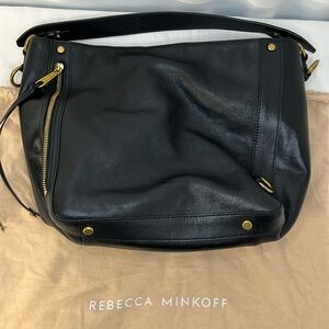 Rebecca Minkoff Elegant Black Hobo Bag